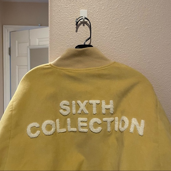 Fear Of God Yellow Suede Varsity Jacket - Picture 2 of 7